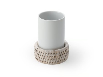 BASKET SMB - Countertop porcelain toothbrush holder by DECOR WALTHER - view 3